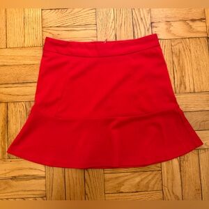 Amisu Vibrant Red Mini Skirt